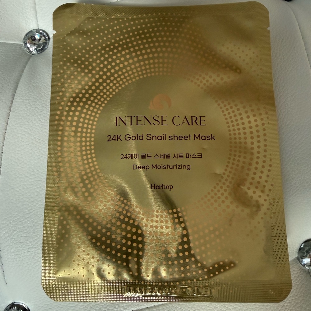 Intense Care 24K Gold Snail Sheet Mask - Gold